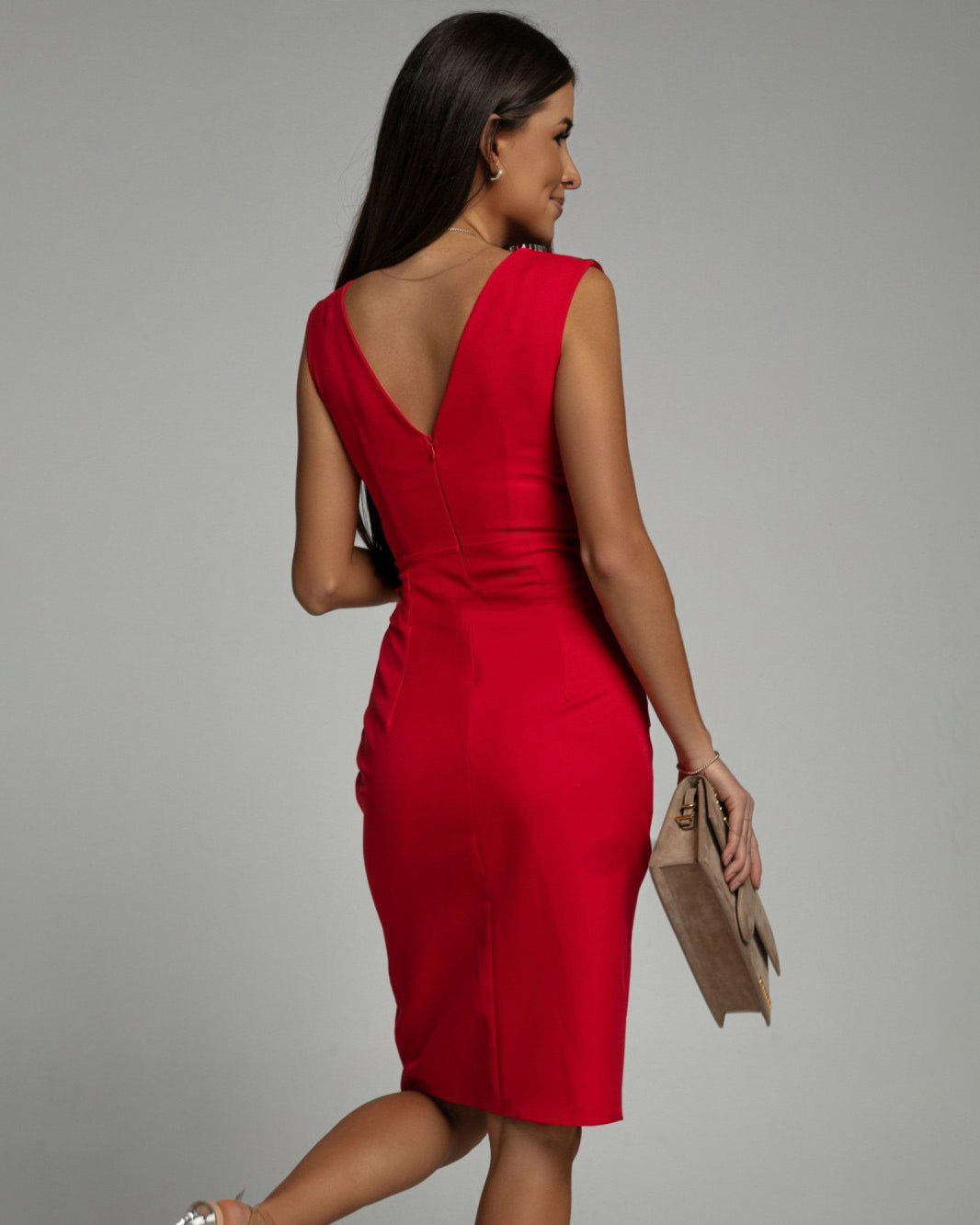 MAYLORA™ | Falten-Design Cocktailkleid