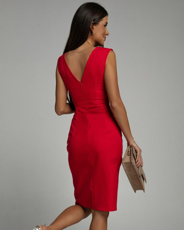 MAYLORA™ | Falten-Design Cocktailkleid