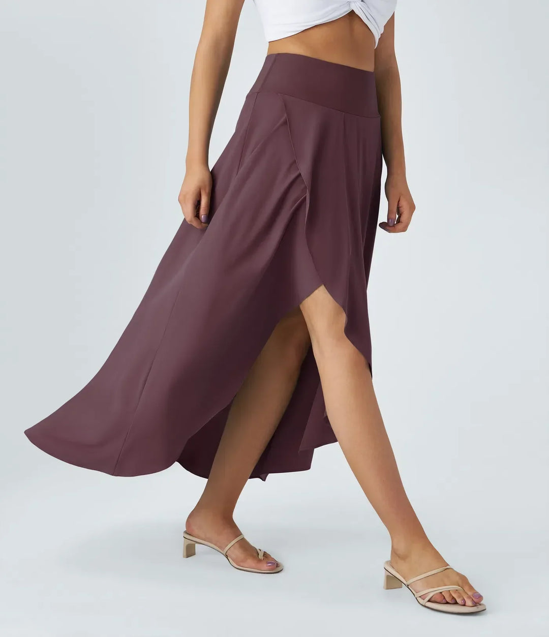 Maxirock Natalia mit Schlitz - Stilvolle Eleganz und Komfort.