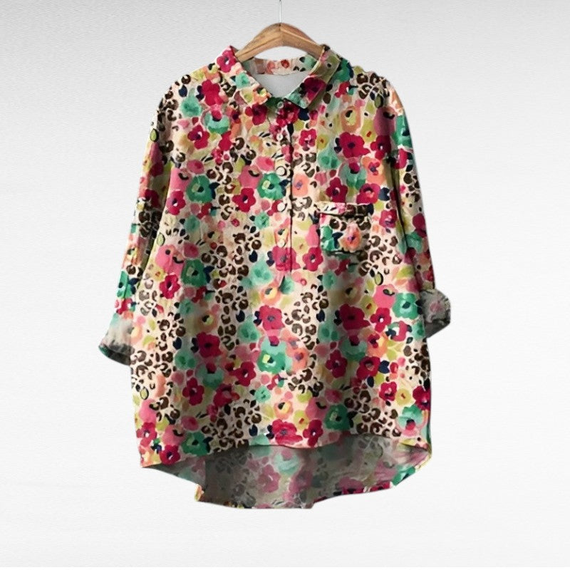 MAYLORA | Klassische Blusen mit Blumenmuster