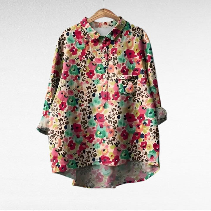 MAYLORA | Klassische Blusen mit Blumenmuster