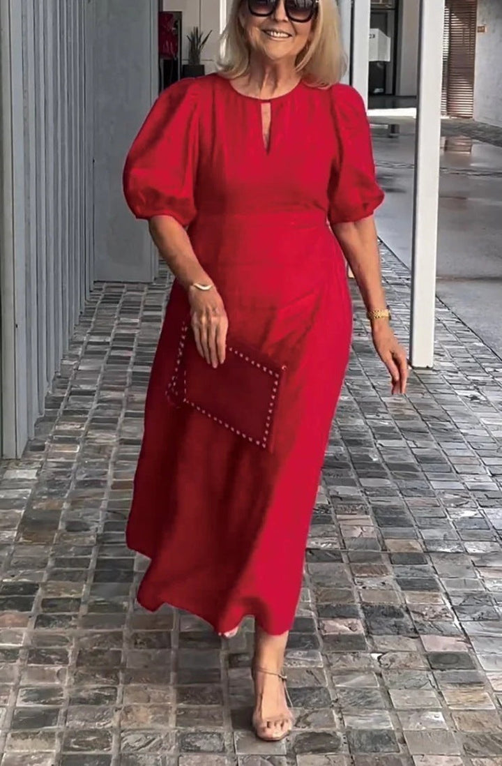 Frankie - Elegantes, Weites Kleid mit Puffärmeln