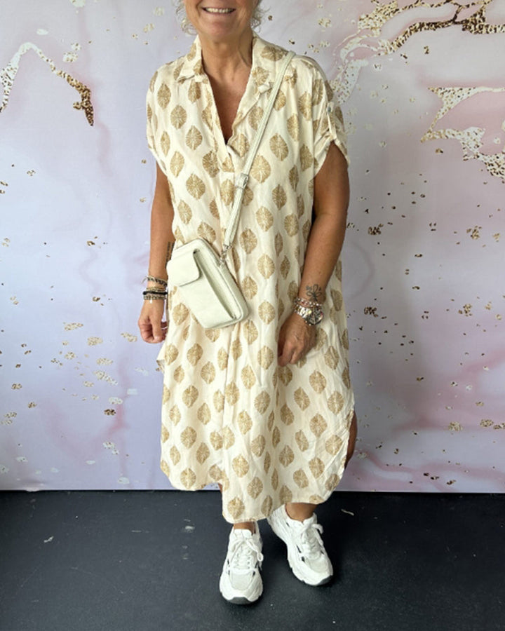 MAYLORA™ | Luftige Bluse im Hemd-Stil