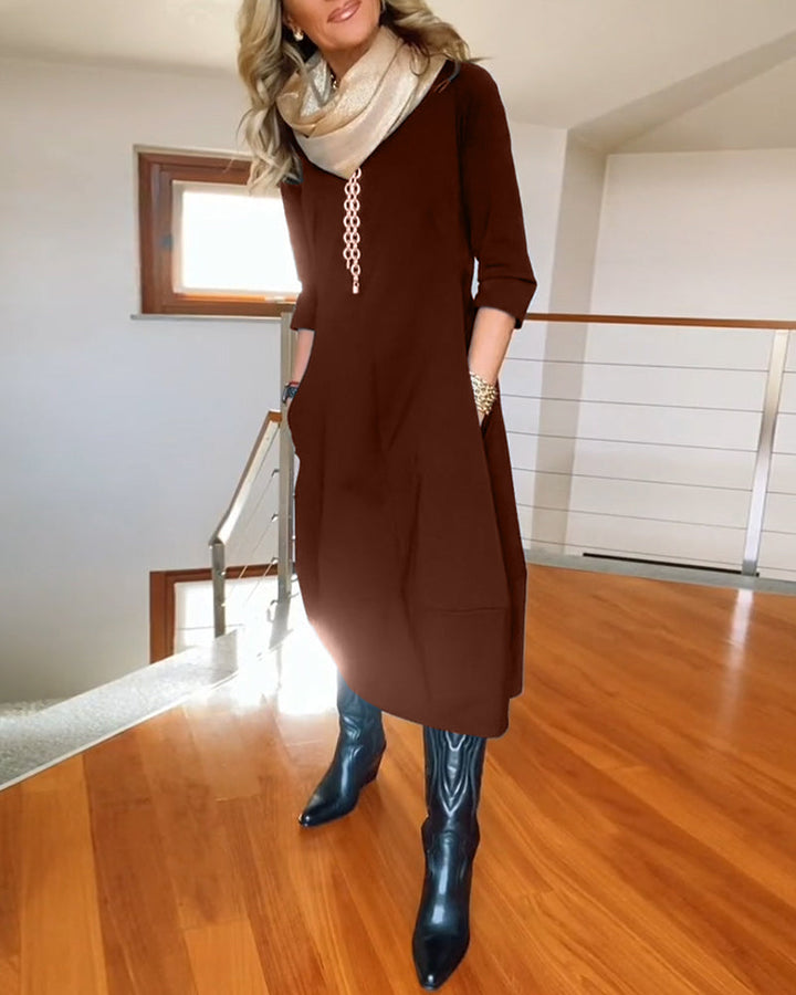 MAYLORA™ | Stilvolles Midi-Kleid