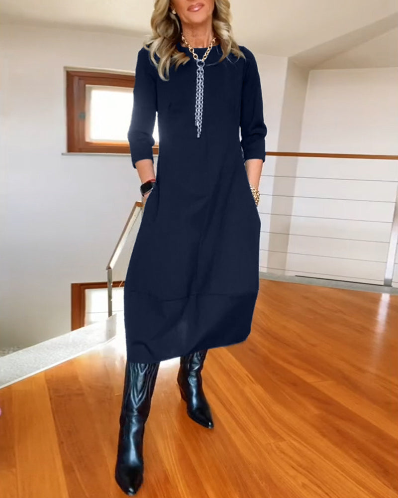 MAYLORA™ | Stilvolles Midi-Kleid