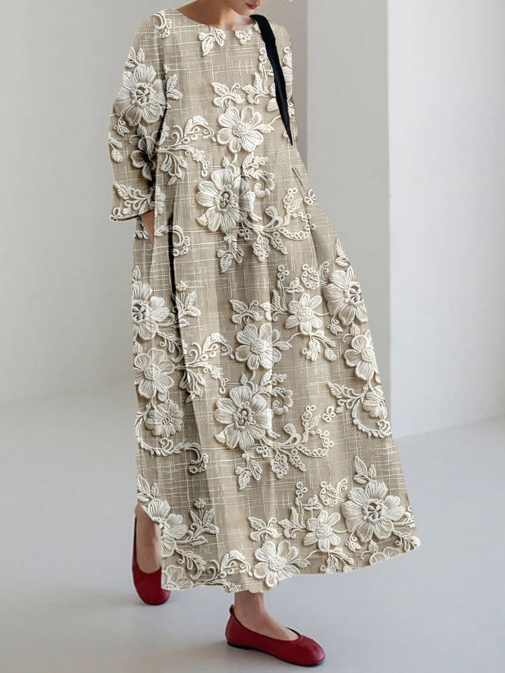 MAYLORA - Elegantes Bedrucktes Kleid