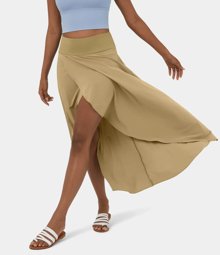 Maxirock Natalia mit Schlitz - Stilvolle Eleganz und Komfort.