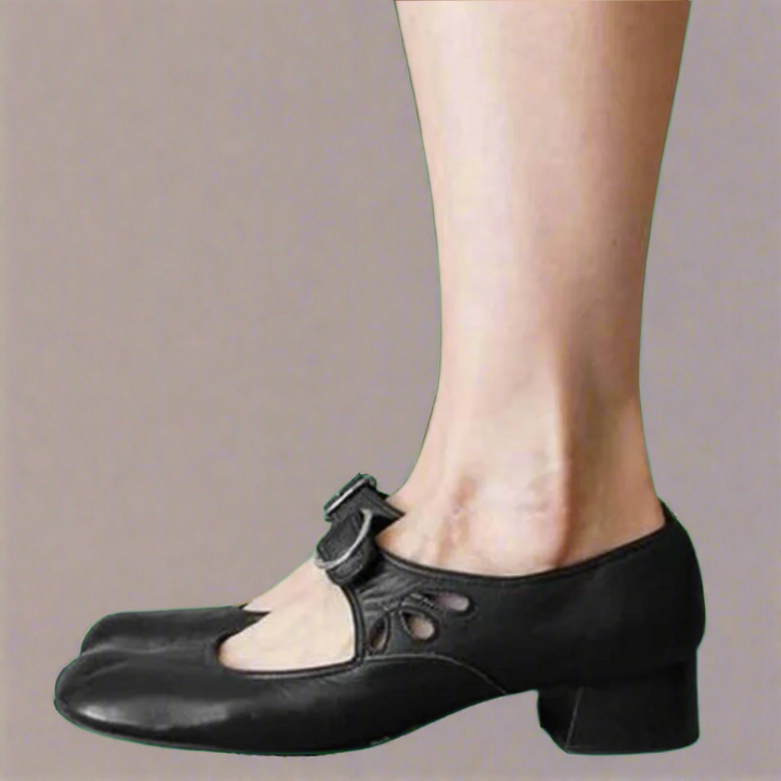 Denisa | Bequeme Orthopädische Ledersandalen mit Komfort-Keilsohle