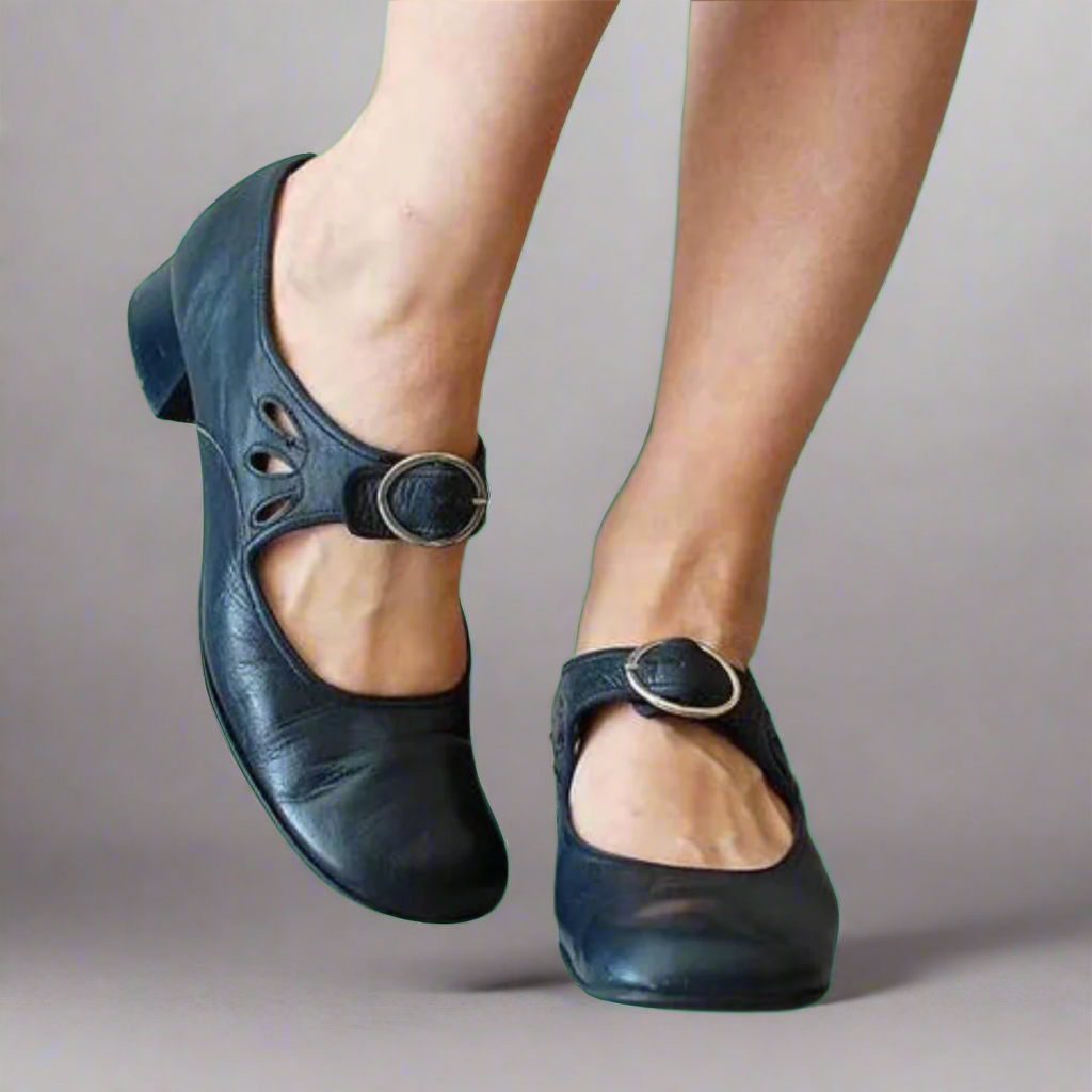 Denisa | Bequeme Orthopädische Ledersandalen mit Komfort-Keilsohle