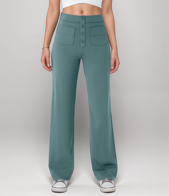 MAYLORA - Elastische Hose mit hoher Taille
