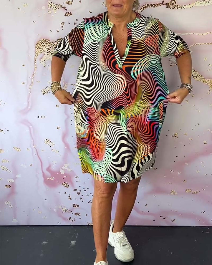 MAYLORA™ | T-Shirt Kleid mit faszinierender Illusion