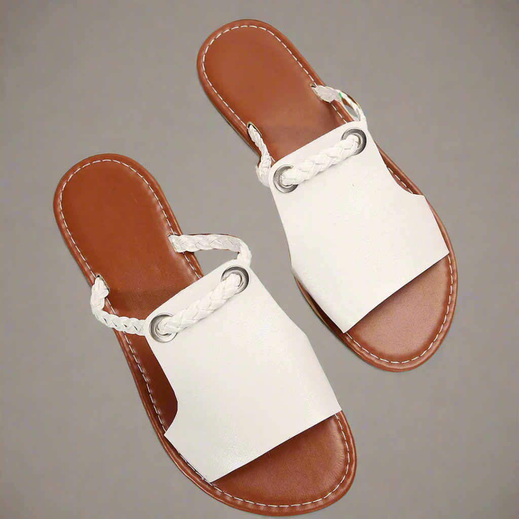 Katelina | Hochwertige handgefertigte flache Sandalen