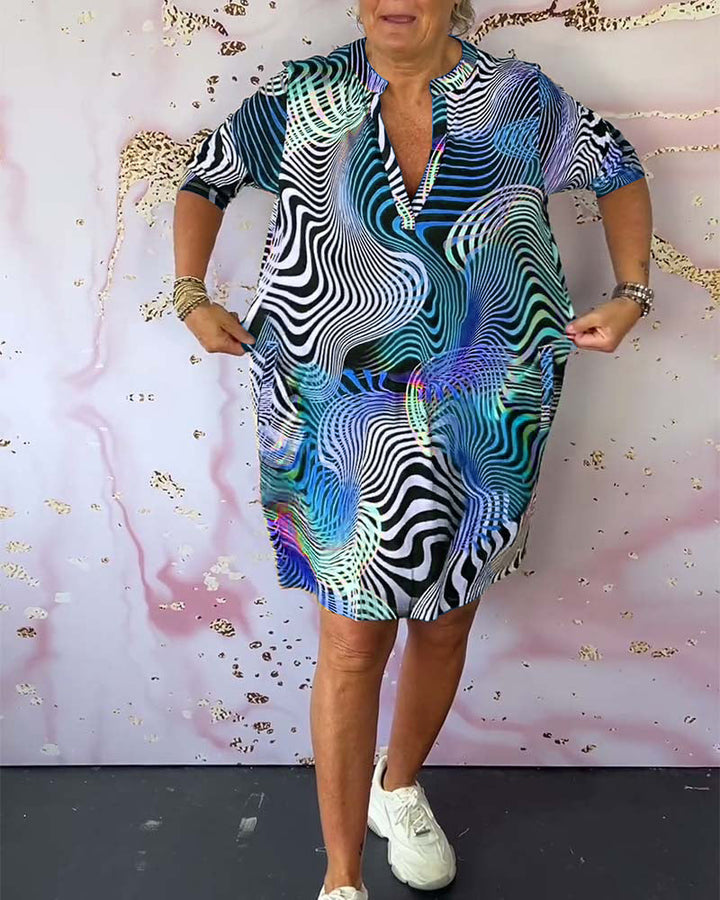 MAYLORA™ | T-Shirt Kleid mit faszinierender Illusion