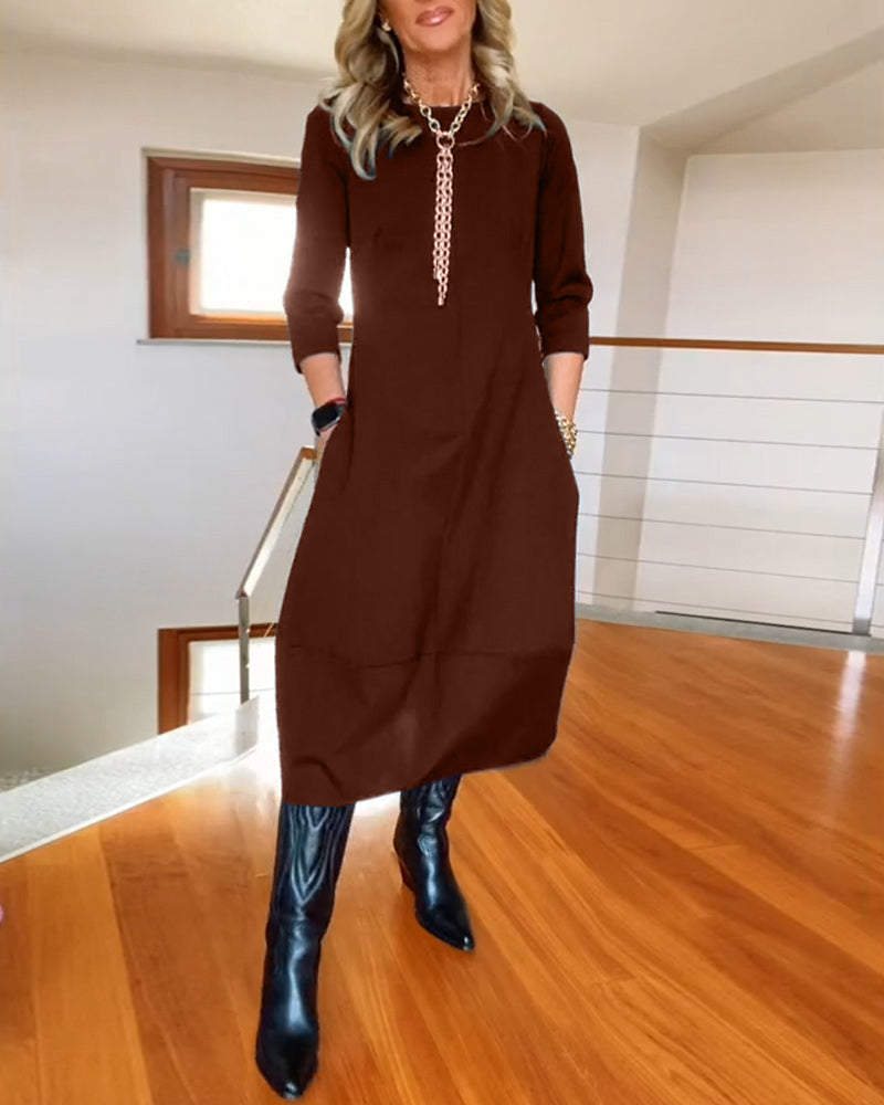 MAYLORA™ | Stilvolles Midi-Kleid