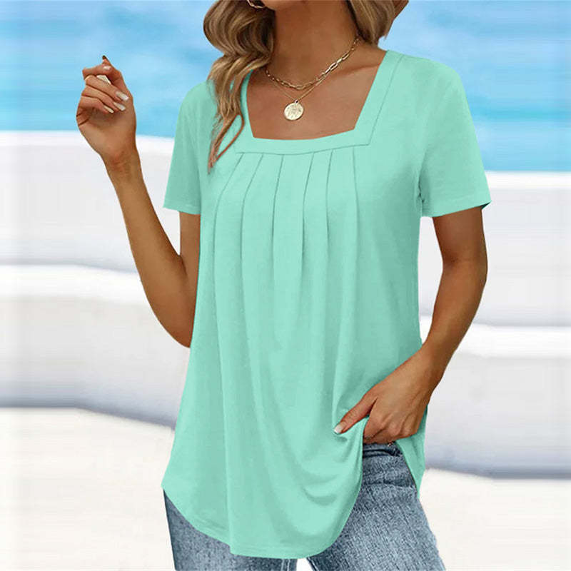 Mindy™ - Elegante Faltenbluse