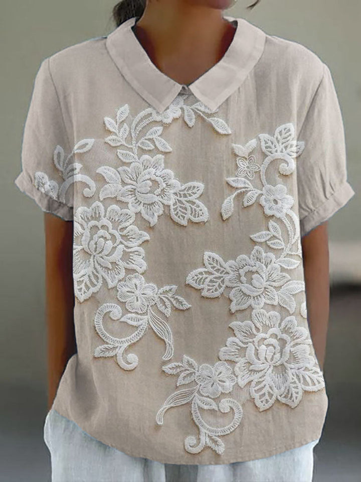 MAYLORA - Retro Print Shirt