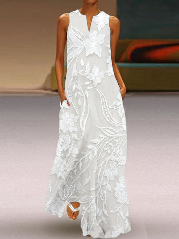 MAYLORA - Elegantes Bedrucktes Kleid
