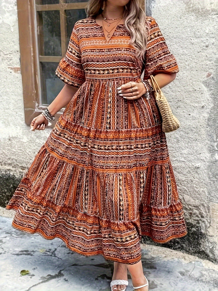 Mandy | Multicolor Kleid in Übergrößen