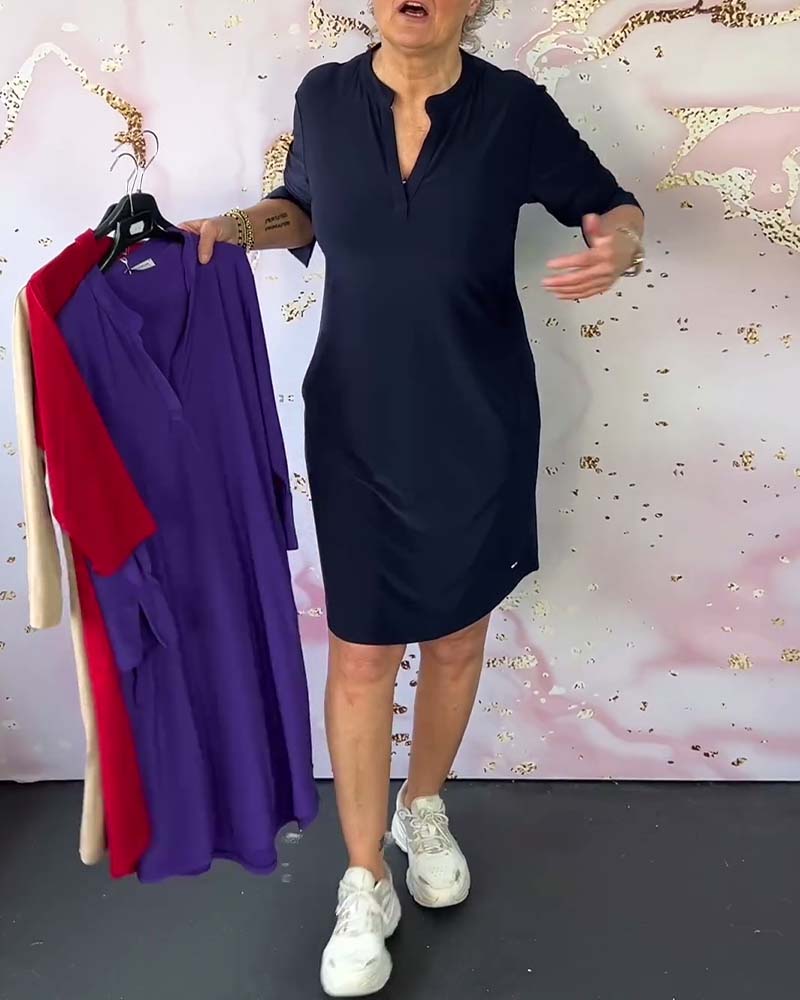 MAYLORA™ | Entspanntes Polo-Kleid für den Alltag