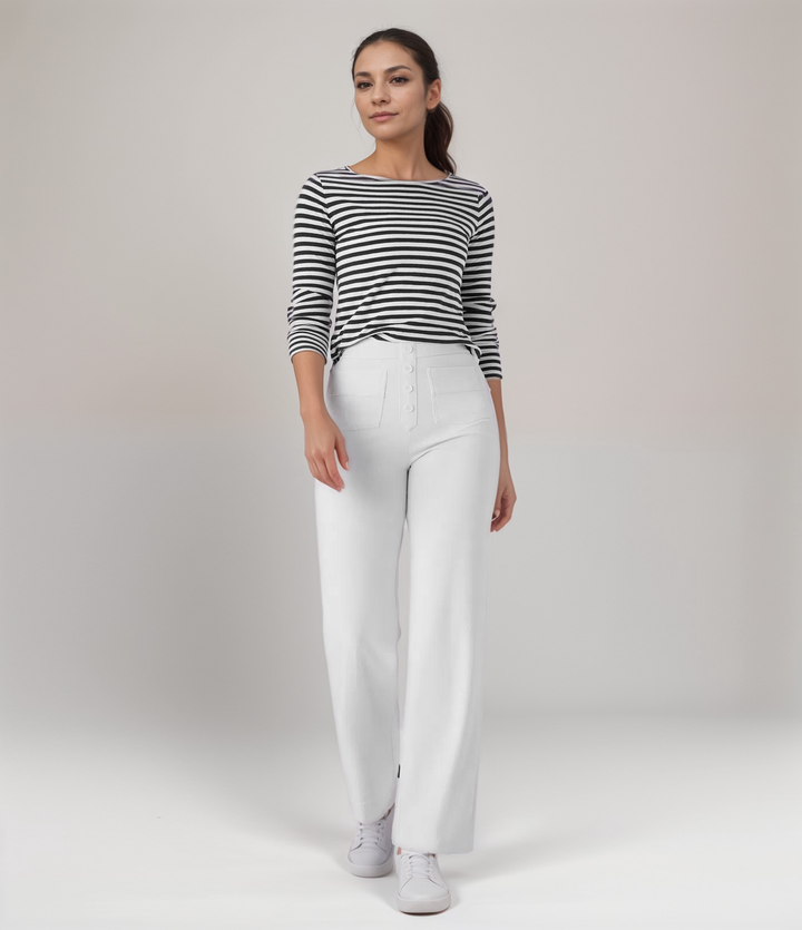 MAYLORA - Elastische Hose mit hoher Taille