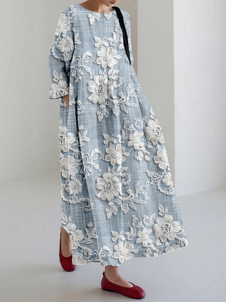 MAYLORA - Elegantes Bedrucktes Kleid