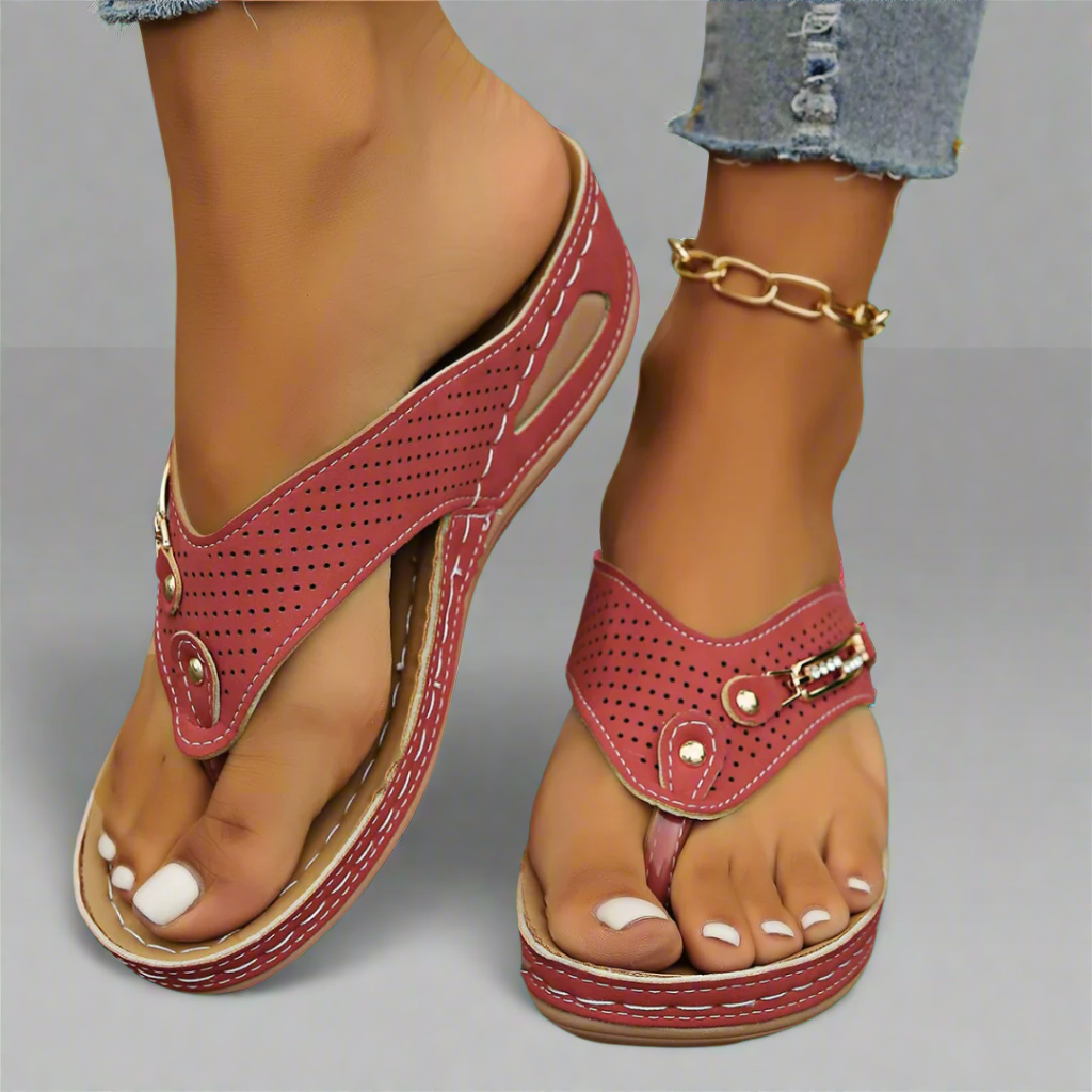 Mira | Bequeme und stilvolle Retro-Sandalen für Frauen mit Fußgewölbeunterstützung