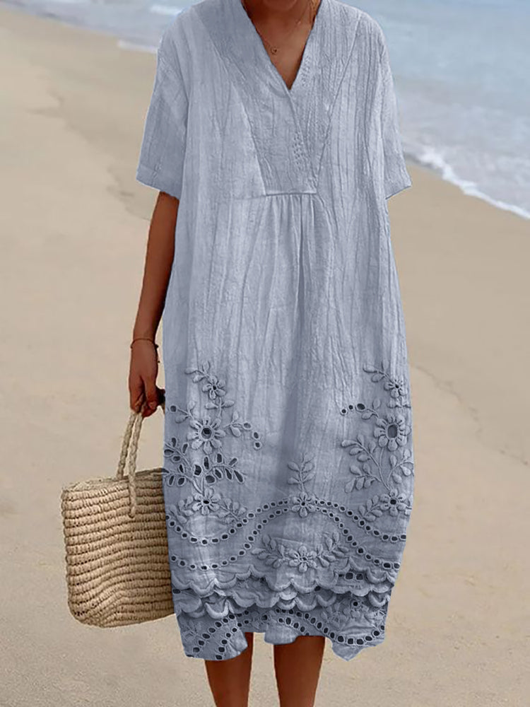 MAYLORA - Sommerliches Bedrucktes Kleid