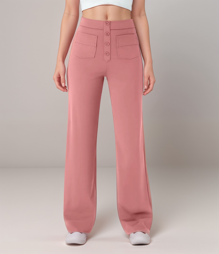 MAYLORA - Elastische Hose mit hoher Taille