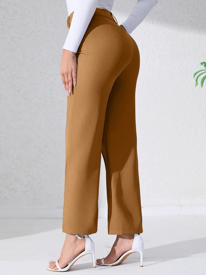 MAYLORA – Premium High Waist Hose mit weitem Bein
