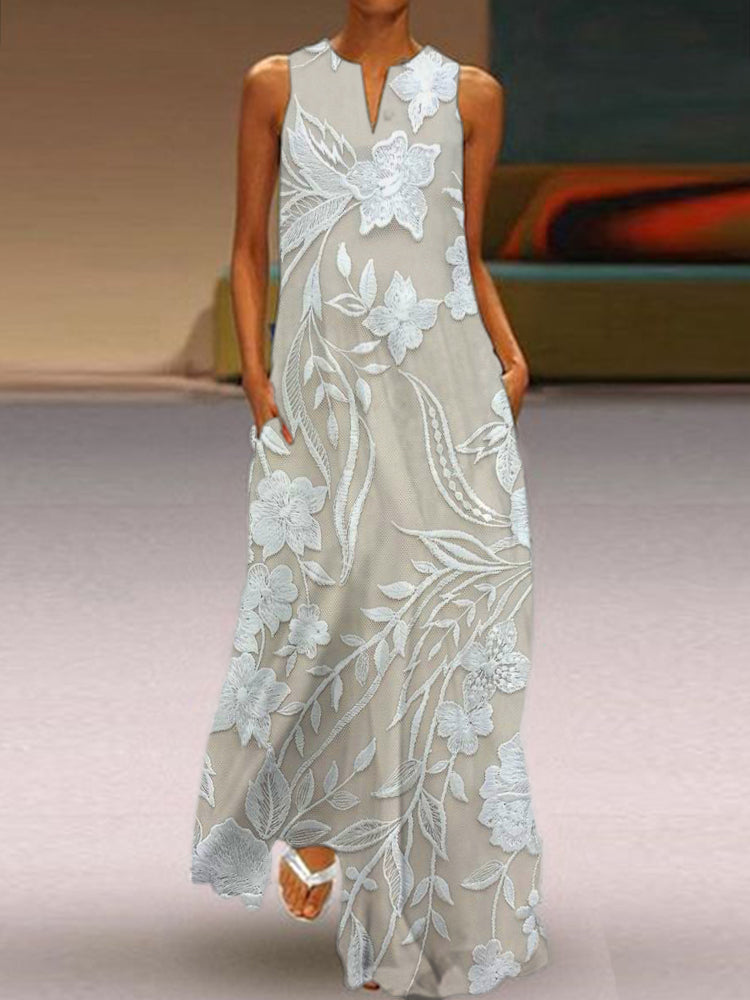 MAYLORA - Elegantes Bedrucktes Kleid
