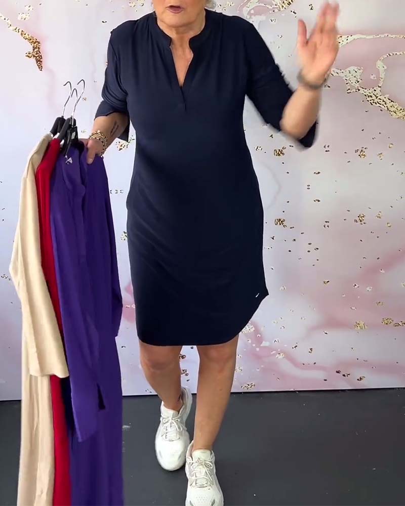MAYLORA™ | Entspanntes Polo-Kleid für den Alltag