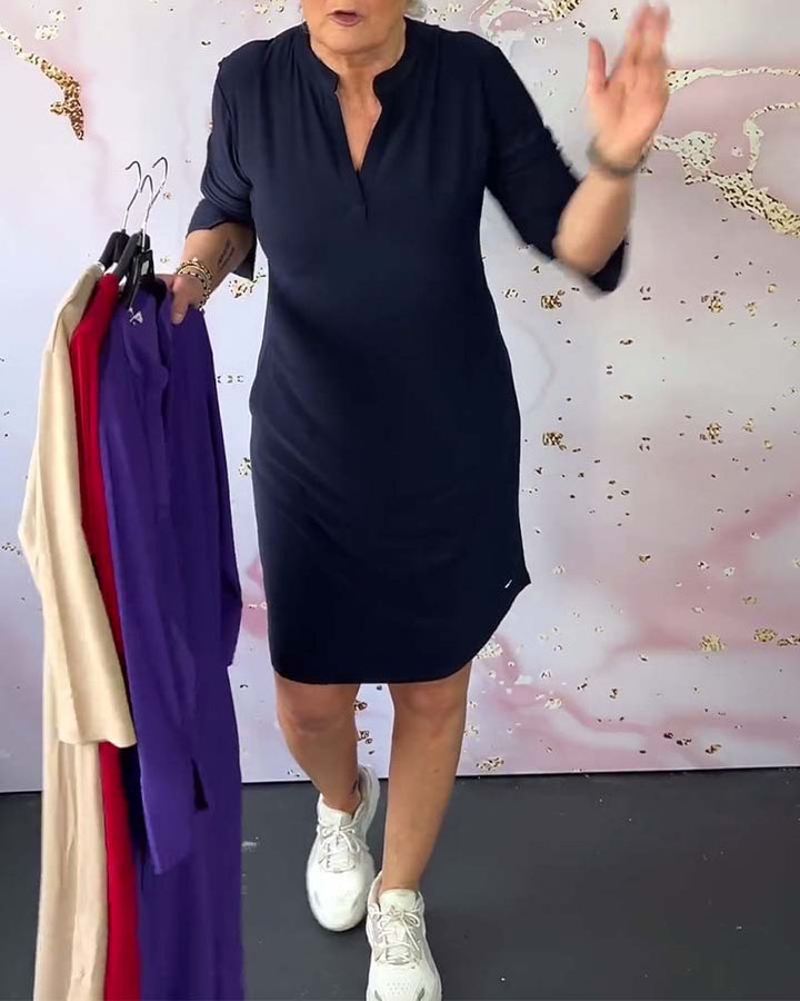 MAYLORA™ | Entspanntes Polo-Kleid für den Alltag
