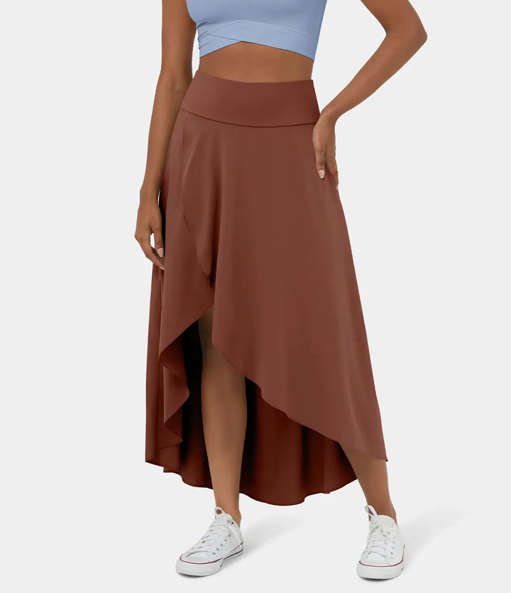Maxirock Natalia mit Schlitz - Stilvolle Eleganz und Komfort.