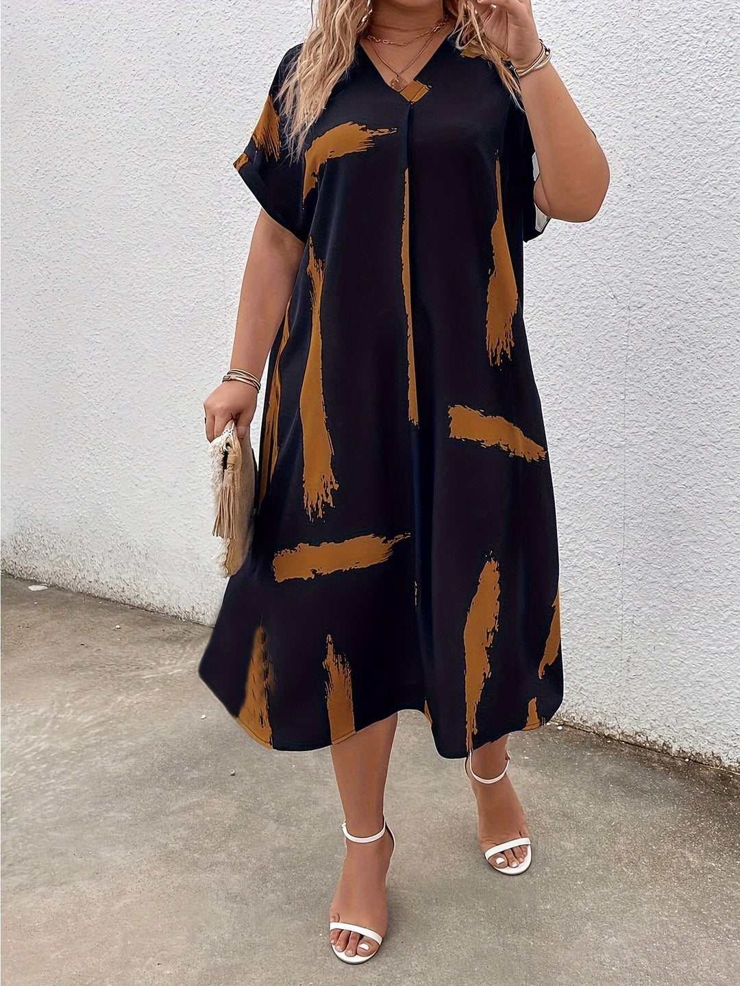 Lauren | Elegantes Plus-Size Kleid
