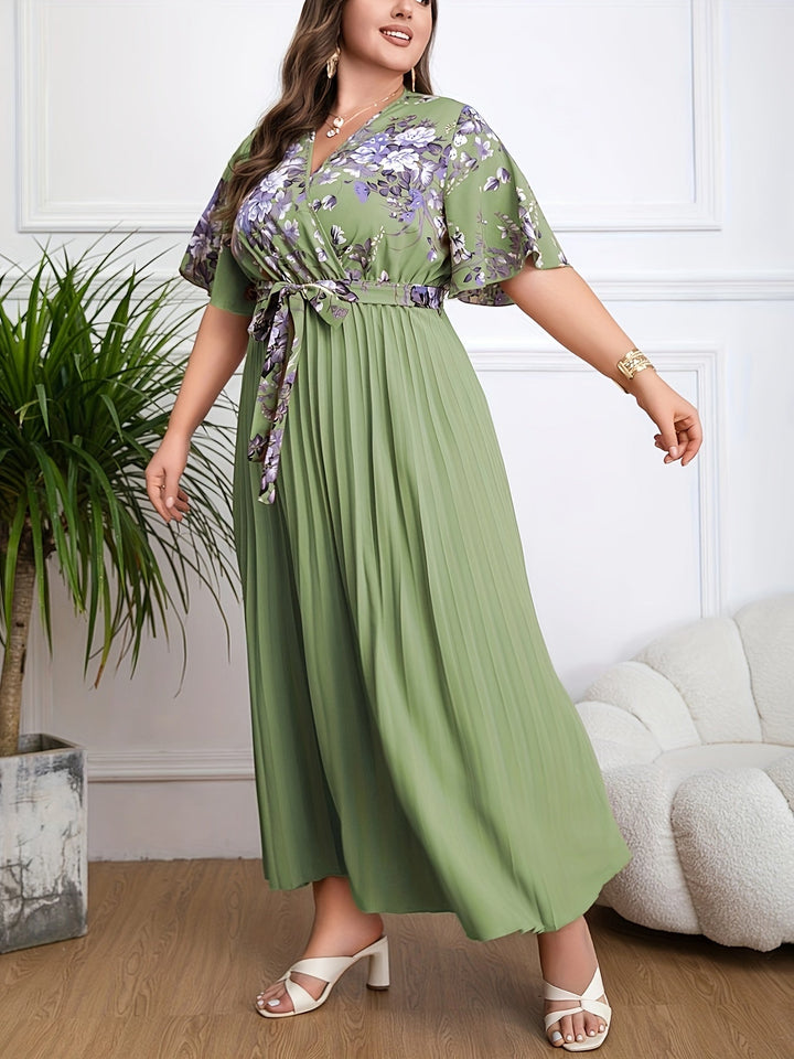 Fleur | Figurbetontes Kleid in Übergröße