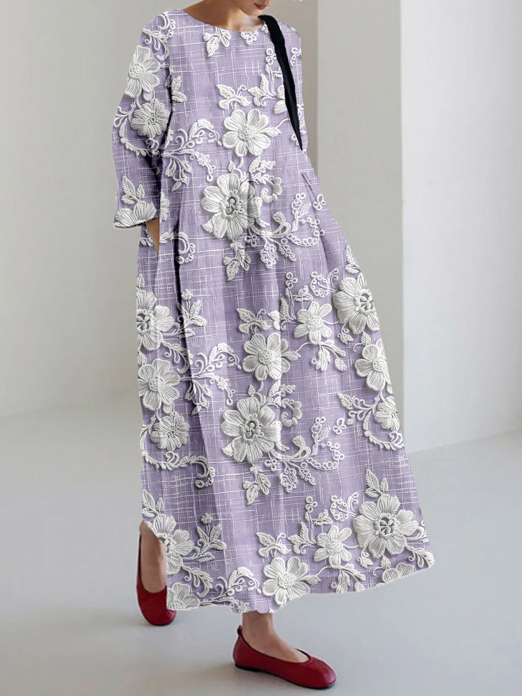 MAYLORA - Elegantes Bedrucktes Kleid