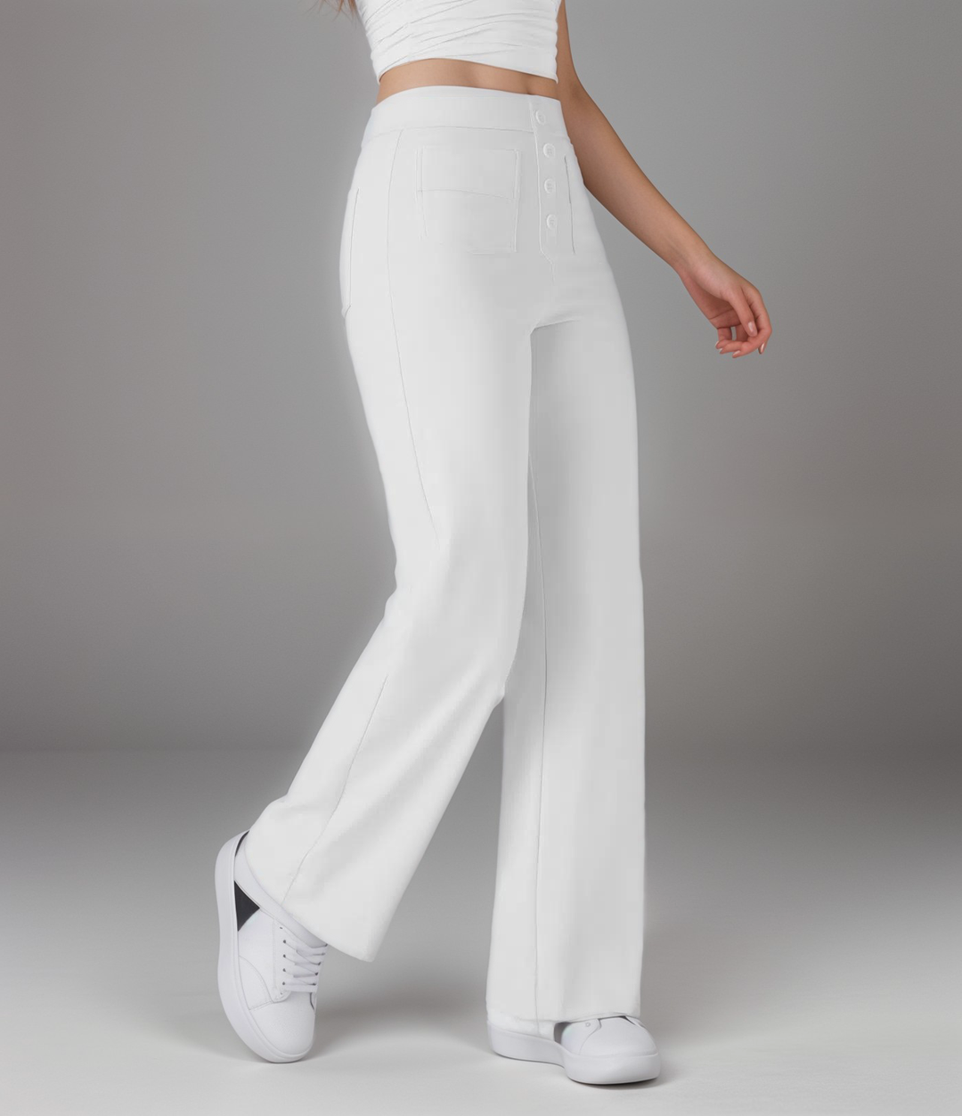 MAYLORA - Elastische Hose mit hoher Taille