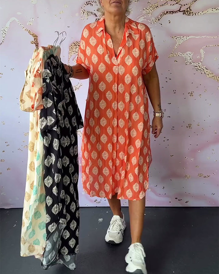 MAYLORA™ | Luftige Bluse im Hemd-Stil