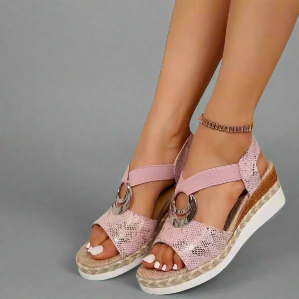 Klarisse | Hochwertige orthopädische Sandalen in Croissant-Design für ultimativen Komfort