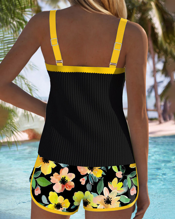 Zweiteiliges Tankini-Set für den perfekten Bade-Look