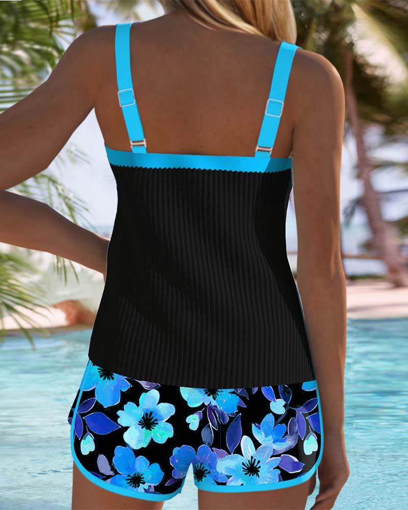 Zweiteiliges Tankini-Set für den perfekten Bade-Look