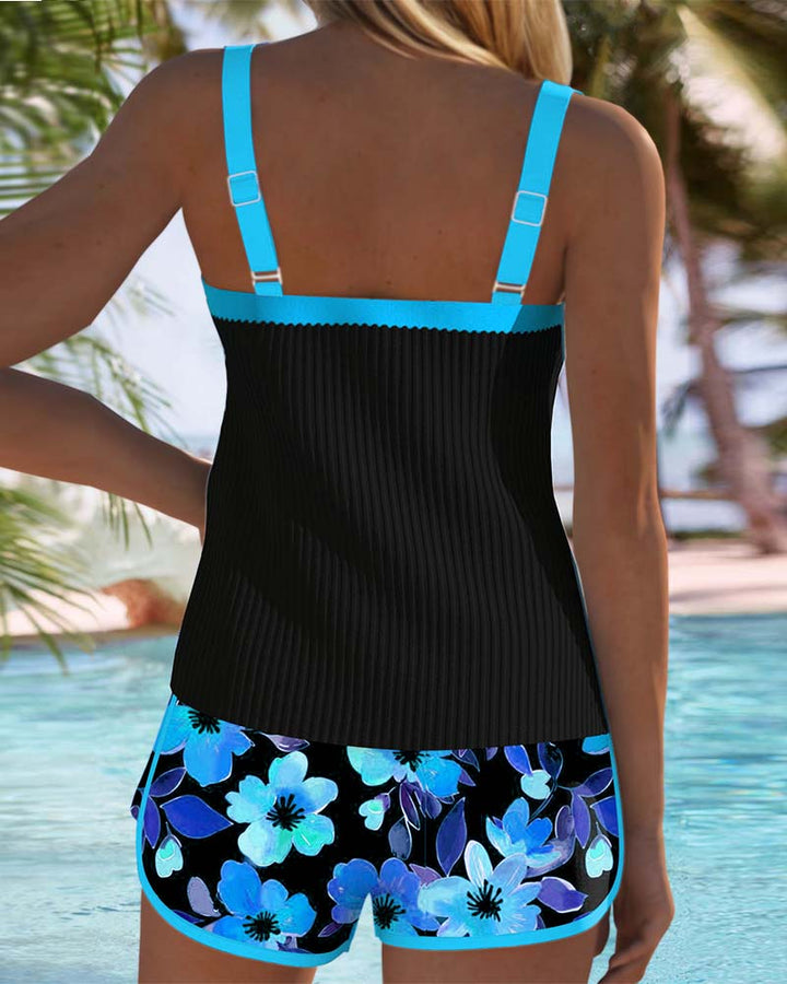 Zweiteiliges Tankini-Set für den perfekten Bade-Look
