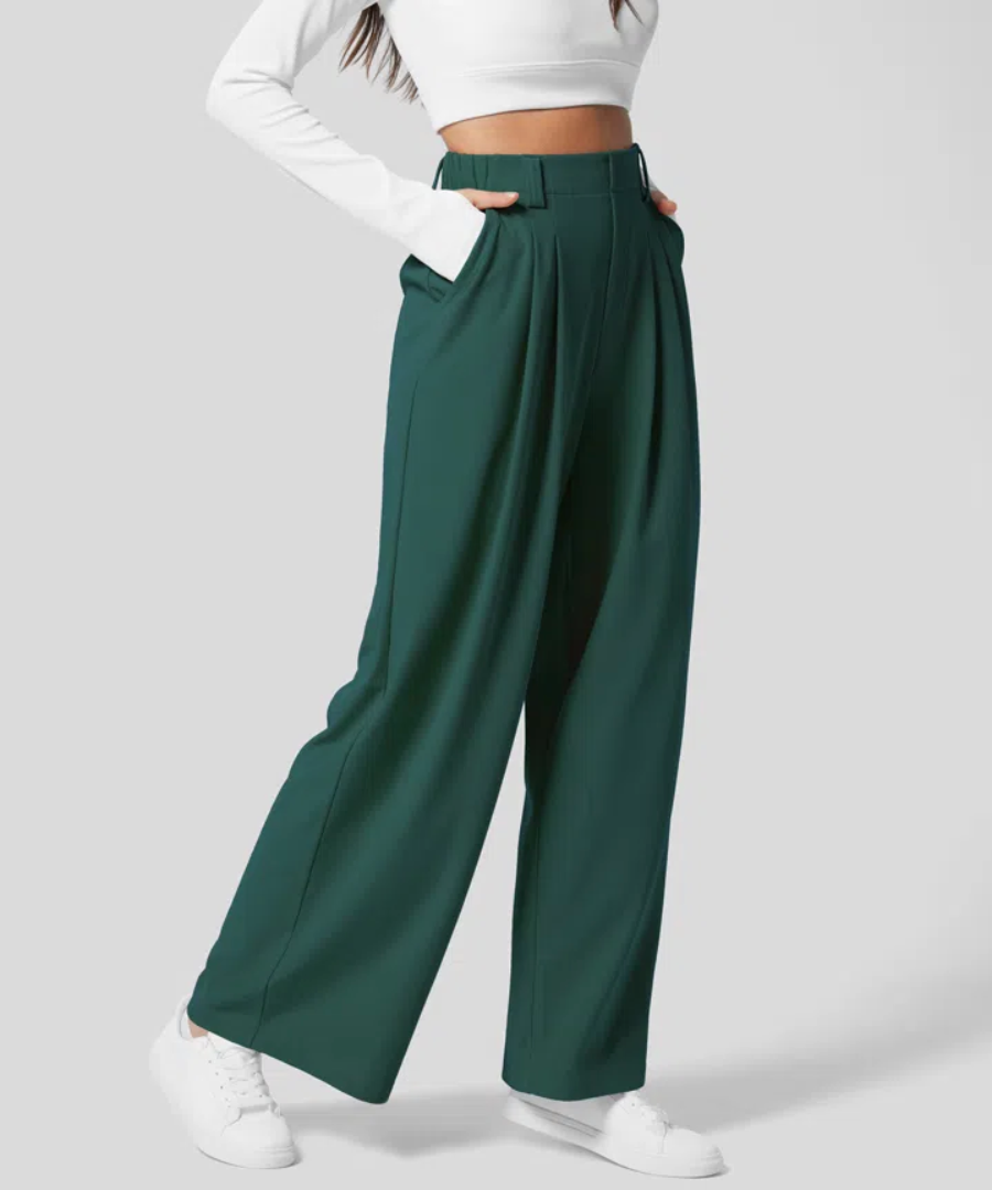 MAYLORA -  Stilvolle Hohe Taille Elastische Hose
