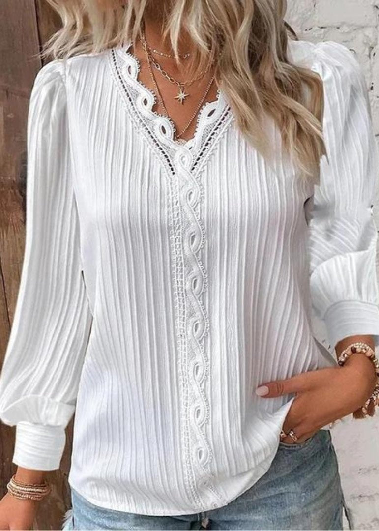 Camillia™ - Elegante Faltenbluse