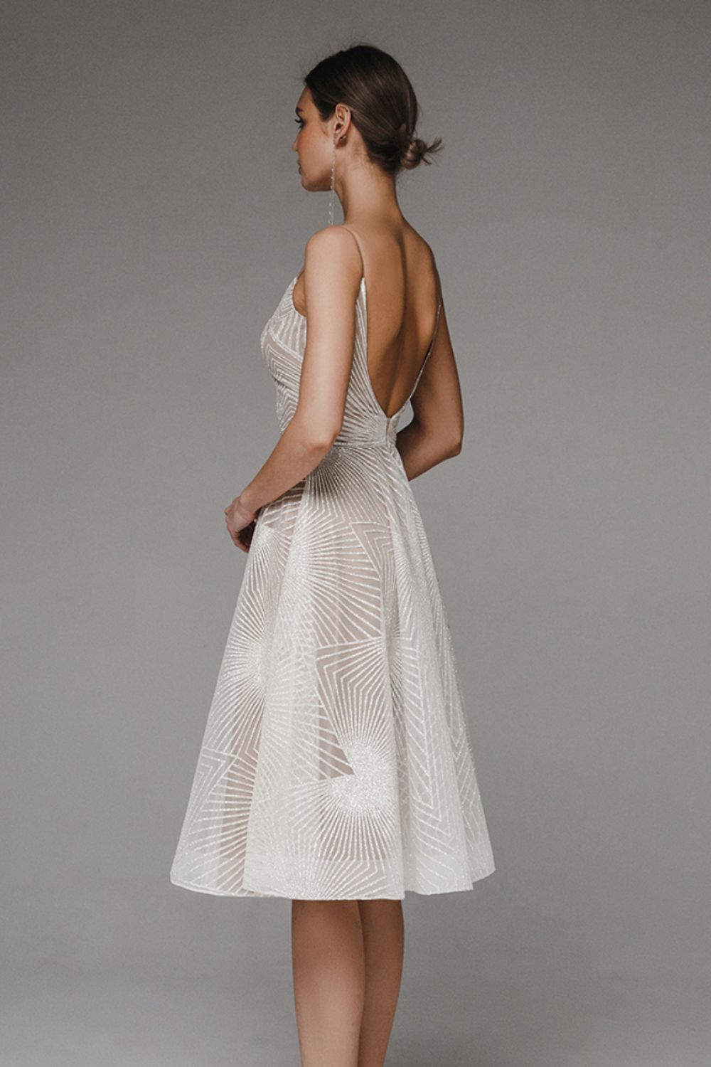 Thalassa - Elegantes Glitzer-Abendkleid in Maxi-Länge
