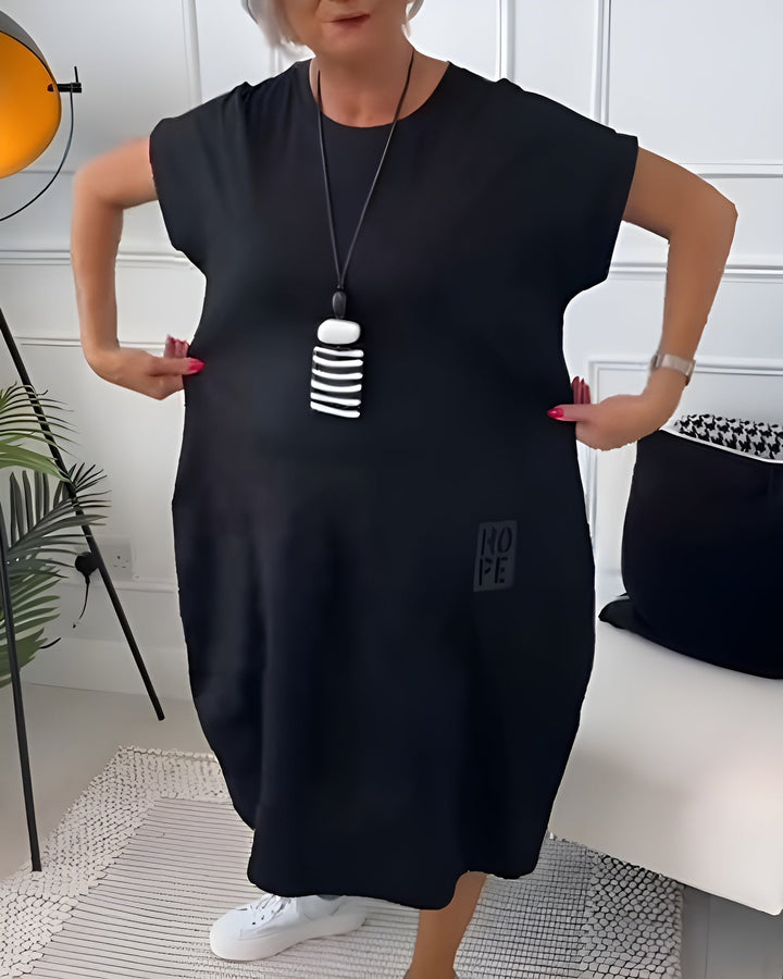 Cleo - Stilvolles Kurzarmkleid