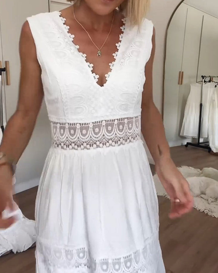 Jolene - Stilvolles, Fließendes Boho-Kleid
