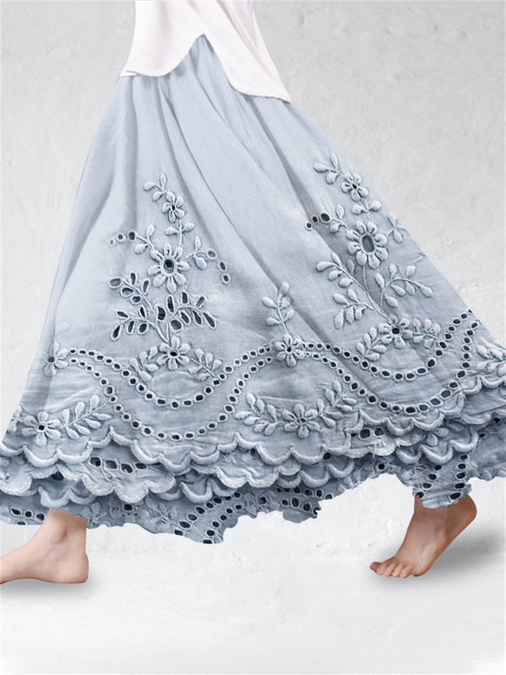 MAYLORA - Bohemian Printed Skirt
