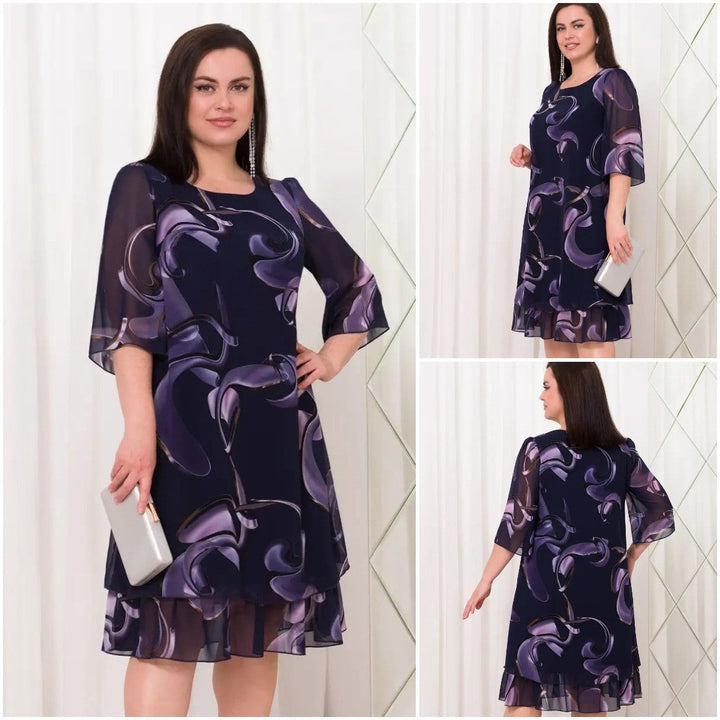 Harper | Plus Size Tourbillon Dress