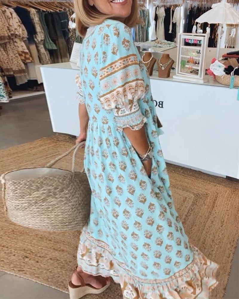 MAYLORA™ | Bohemian Fringed Tunic